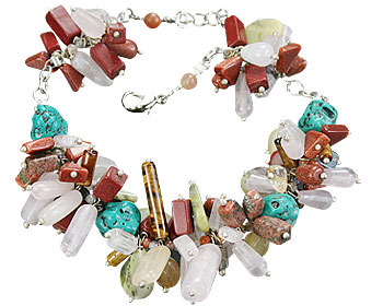 SKU 14965 - a Multi-stone bracelets Jewelry Design image