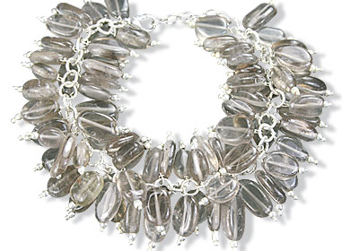 SKU 14999 - a Smoky Quartz bracelets Jewelry Design image