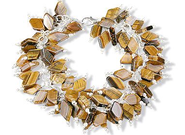 SKU 15047 - a Tiger eye bracelets Jewelry Design image