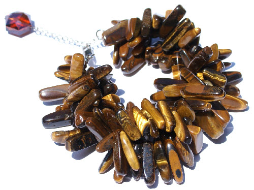 SKU 15097 - a Tiger eye bracelets Jewelry Design image