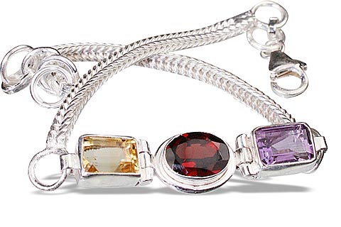 SKU 1545 - a Multi-stone Bracelets Jewelry Design image