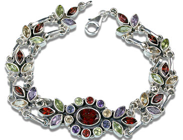 SKU 1586 - a Multi-stone Bracelets Jewelry Design image