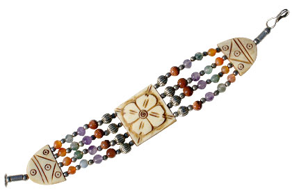SKU 16088 - a Multi-stone Bracelets Jewelry Design image