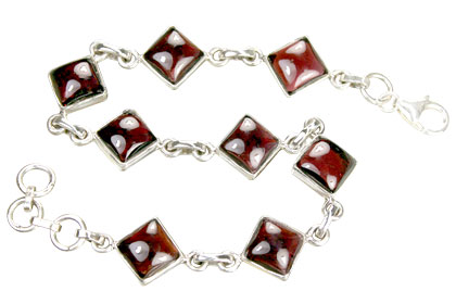 SKU 16145 - a Garnet Bracelets Jewelry Design image