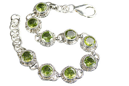 SKU 16205 - a Peridot bracelets Jewelry Design image