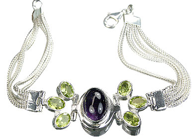 SKU 16206 - a Peridot bracelets Jewelry Design image