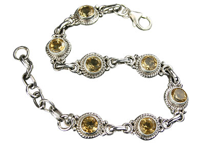 SKU 16607 - a Citrine Bracelets Jewelry Design image