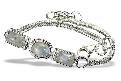 SKU 16610 - a Moonstone Bracelets Jewelry Design image