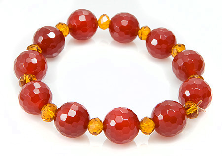 SKU 17395 - a Multi-stone Bracelets Jewelry Design image