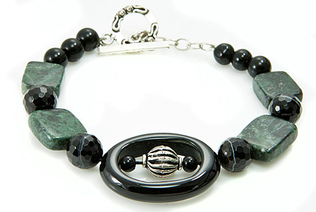 SKU 17400 - a Onyx Bracelets Jewelry Design image