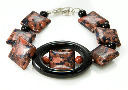 SKU 17401 - a Onyx Bracelets Jewelry Design image