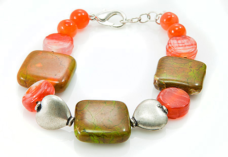 SKU 17404 - a Multi-stone Bracelets Jewelry Design image