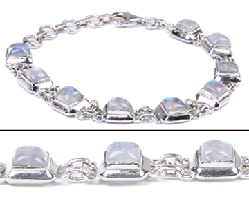 SKU 18335 - a Moonstone Bracelets Jewelry Design image