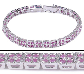 SKU 18502 - a Ruby Bracelets Jewelry Design image