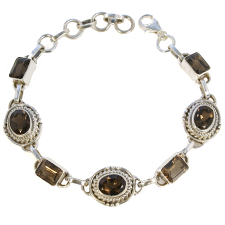 SKU 18764 - a Smoky quartz Bracelets Jewelry Design image