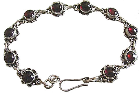 SKU 470 - a Garnet Bracelets Jewelry Design image
