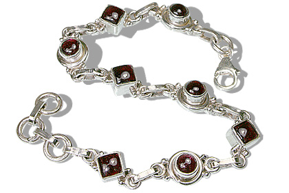 SKU 492 - a Garnet Bracelets Jewelry Design image