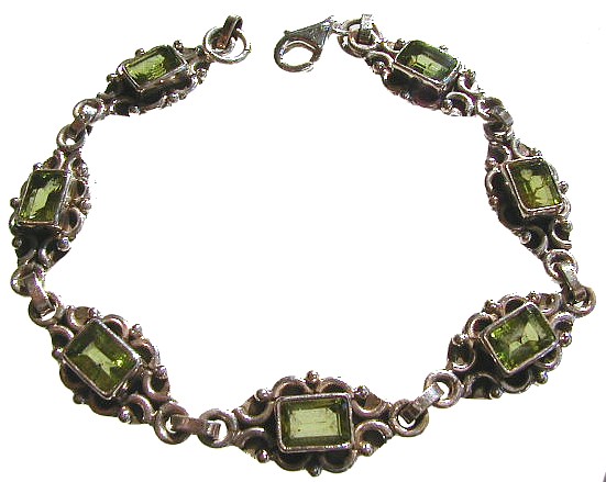 SKU 501 - a Peridot Bracelets Jewelry Design image
