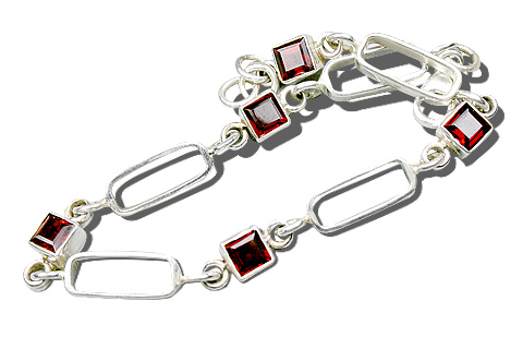 SKU 516 - a Garnet Bracelets Jewelry Design image