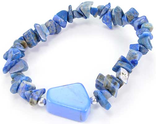 SKU 5519 - a Lapis Lazuli Bracelets Jewelry Design image