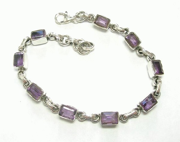SKU 5630 - a Amethyst Bracelets Jewelry Design image