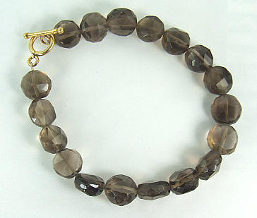 SKU 6470 - a Smoky Quartz Bracelets Jewelry Design image