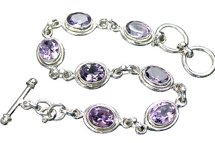 SKU 6827 - a Amethyst Bracelets Jewelry Design image