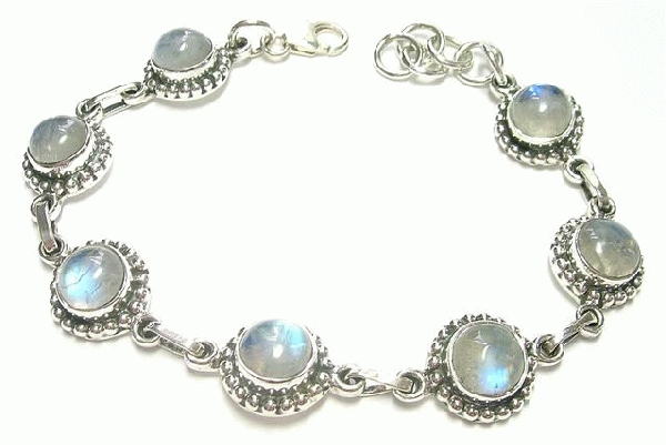 SKU 6907 - a Moonstone Bracelets Jewelry Design image