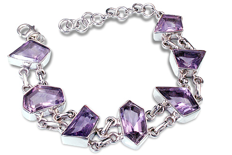SKU 6968 - a Amethyst Bracelets Jewelry Design image