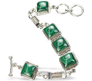 SKU 7357 - a Malachite Bracelets Jewelry Design image