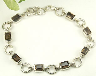 SKU 7358 - a Smoky Quartz Bracelets Jewelry Design image