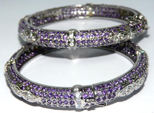 SKU 7512 - a Amethyst Bracelets Jewelry Design image