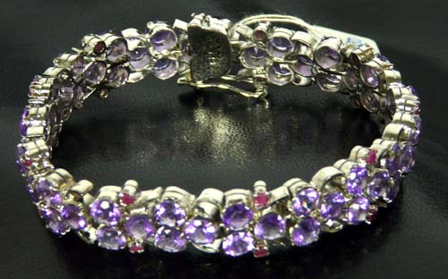 SKU 7559 - a Amethyst Bracelets Jewelry Design image