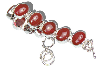 SKU 7661 - a Carnelian Bracelets Jewelry Design image