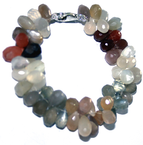 SKU 7716 - a Moonstone Bracelets Jewelry Design image