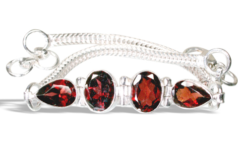 SKU 783 - a Garnet Bracelets Jewelry Design image