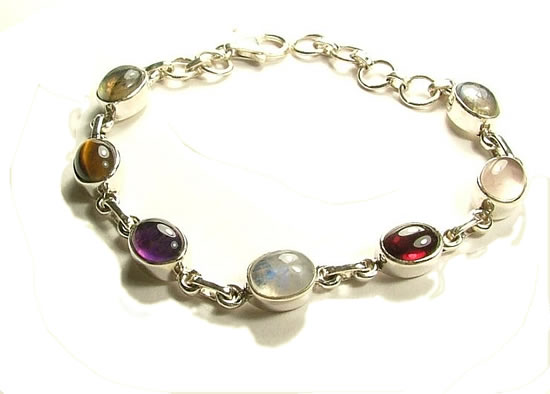 SKU 792 - a Multi-stone Bracelets Jewelry Design image