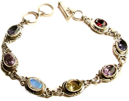 SKU 794 - a Multi-stone Bracelets Jewelry Design image