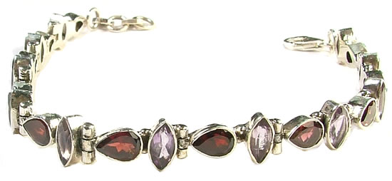 SKU 799 - a Garnet Bracelets Jewelry Design image