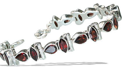SKU 802 - a Garnet Bracelets Jewelry Design image