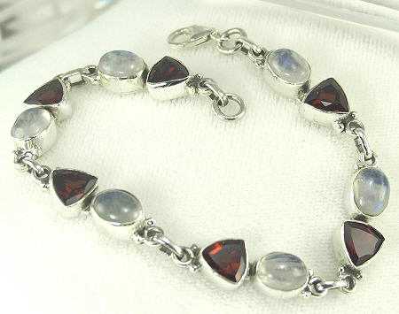SKU 8094 - a Multi-stone Bracelets Jewelry Design image