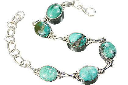 SKU 8096 - a Turquoise Bracelets Jewelry Design image