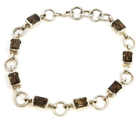 SKU 8101 - a Smoky Quartz Bracelets Jewelry Design image