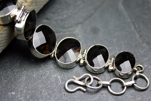 SKU 8104 - a Smoky Quartz Bracelets Jewelry Design image