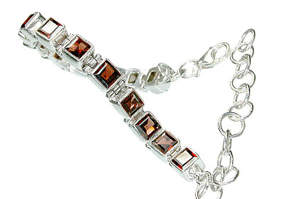 SKU 8105 - a Garnet Bracelets Jewelry Design image