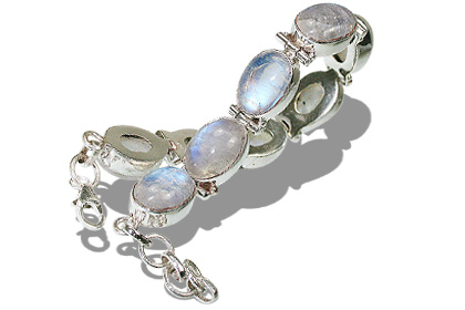 SKU 8107 - a Moonstone Bracelets Jewelry Design image