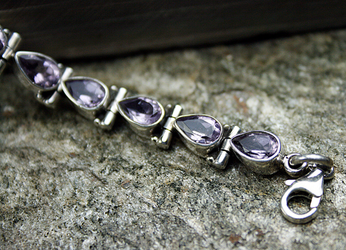 SKU 8115 - a Amethyst Bracelets Jewelry Design image