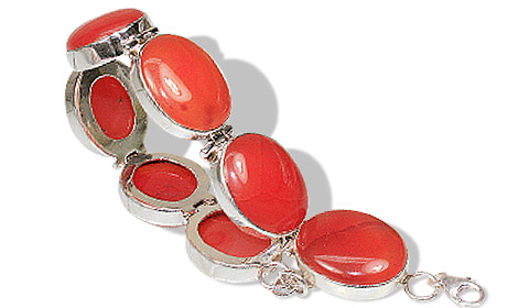 SKU 8116 - a Carnelian Bracelets Jewelry Design image