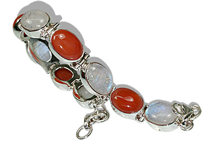 SKU 8118 - a Moonstone Bracelets Jewelry Design image
