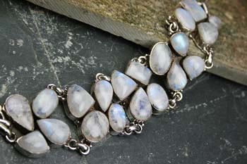 SKU 8140 - a Moonstone Bracelets Jewelry Design image